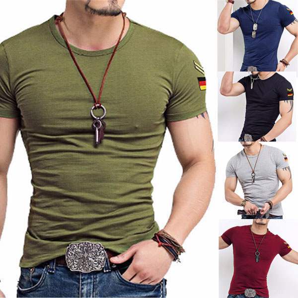 T Shirt Homme Col Rond Military Summer 7 couleurs